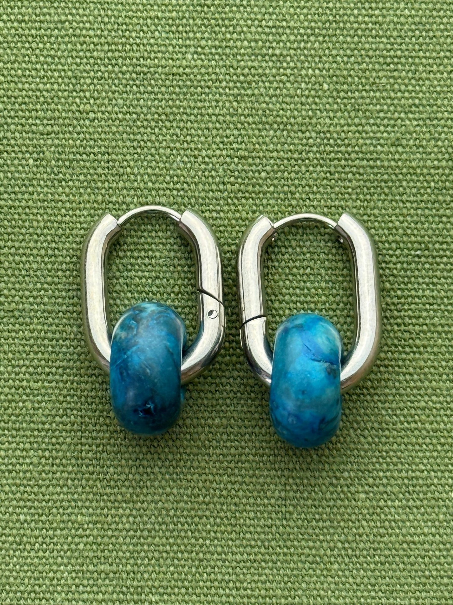 Donat hoops - small stone - hasper - Pig&Beads