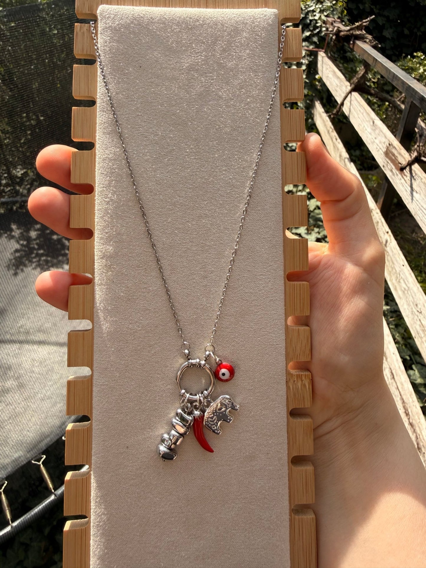 Stainless steel necklace - Pig&Beads