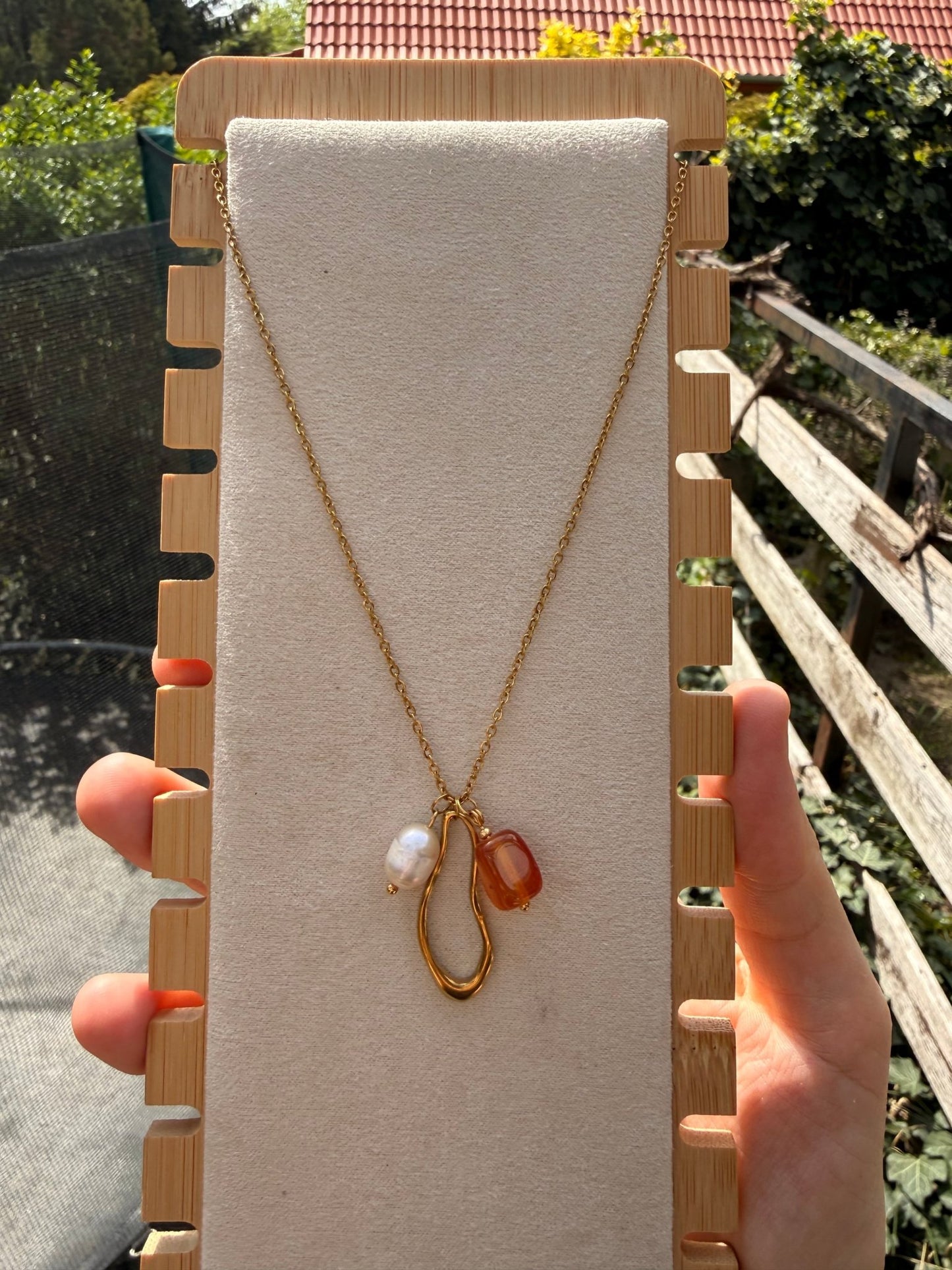 Stainless steel necklace - Pig&Beads