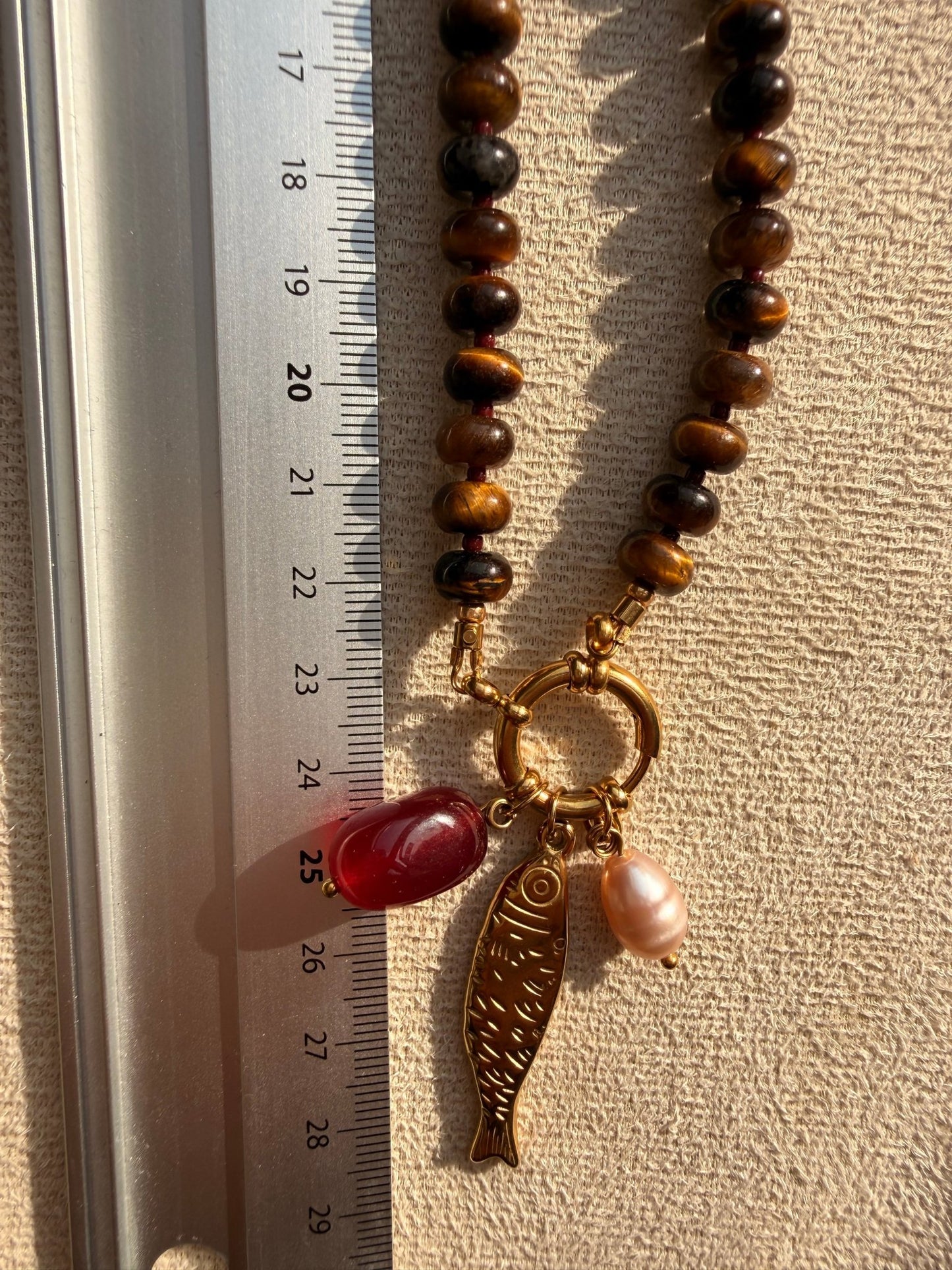 Stone necklace Anna - Pig&Beads