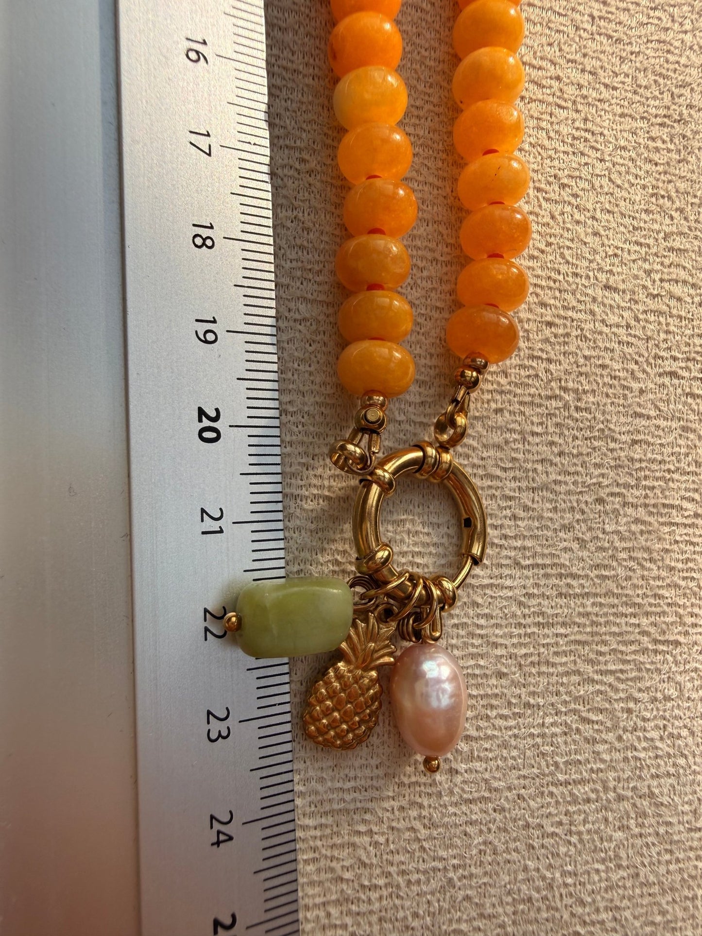 Stone necklace Eva - Pig&Beads