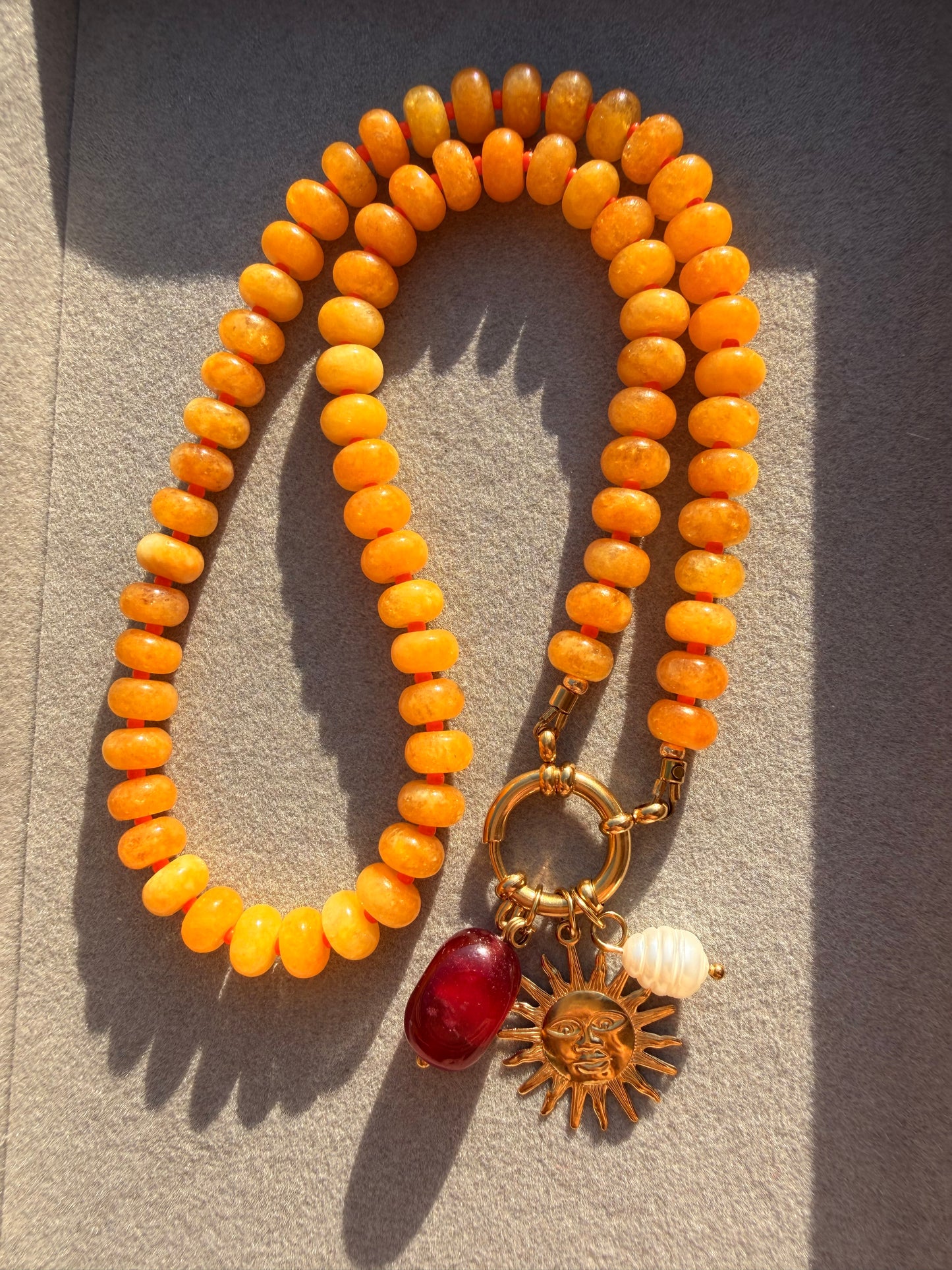 Stone necklace Stella