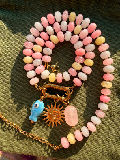 Stone necklace Sophia