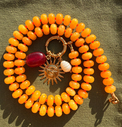 Stone necklace Stella