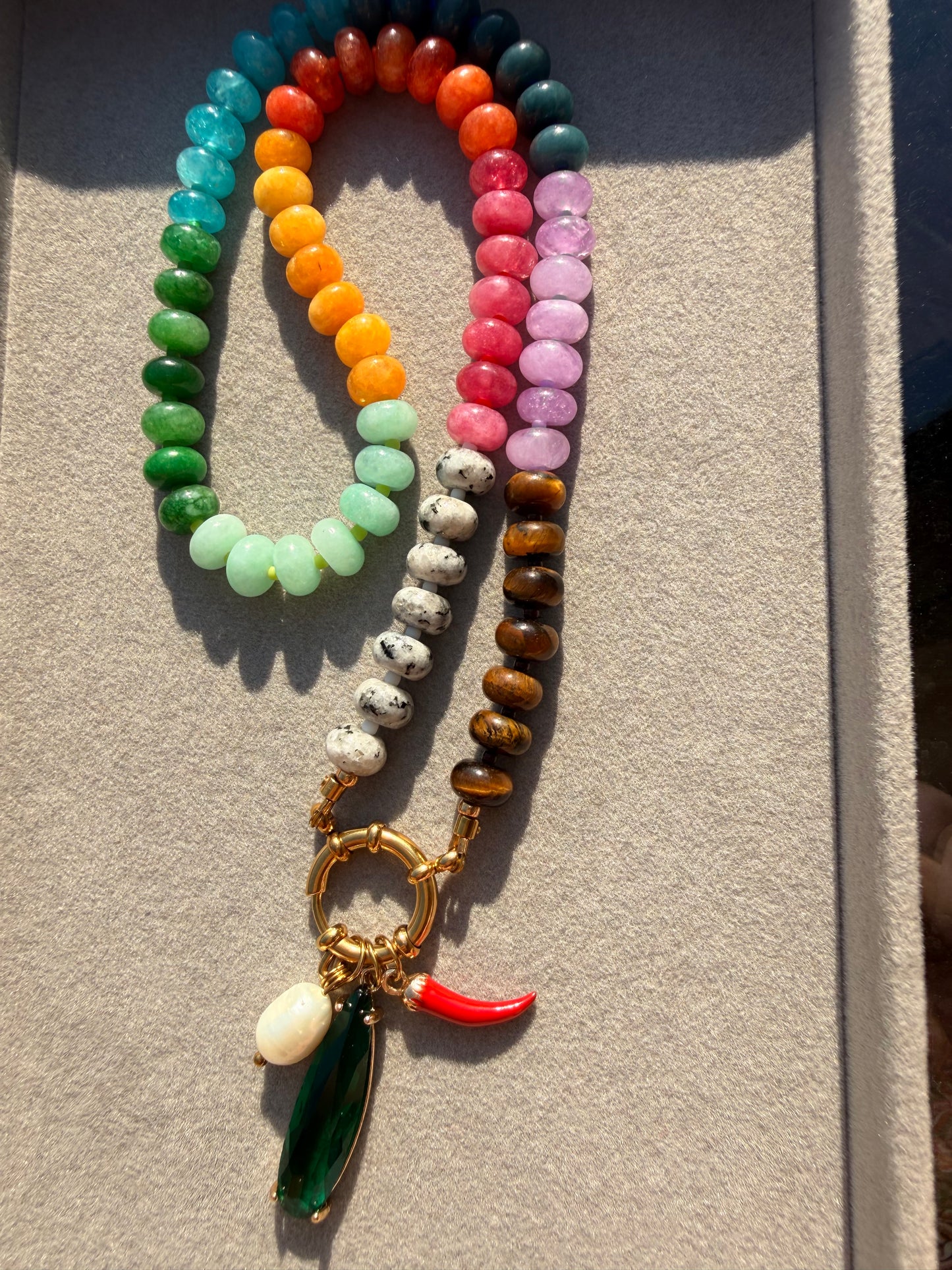Stone necklace Lucy