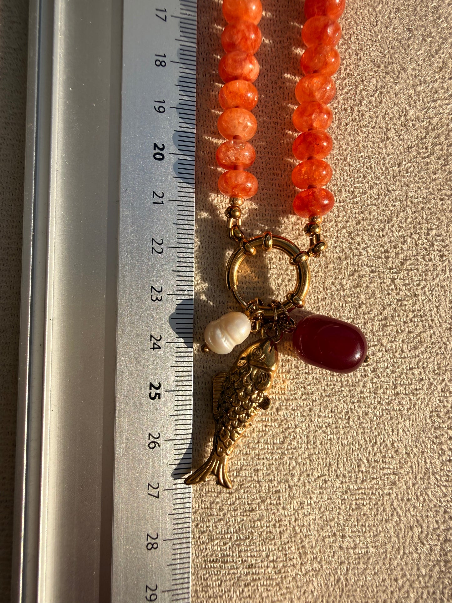 Stone necklace Eleanor