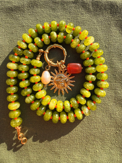 Stone necklace Diana