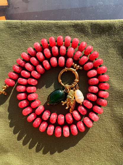 Stone necklace Florence