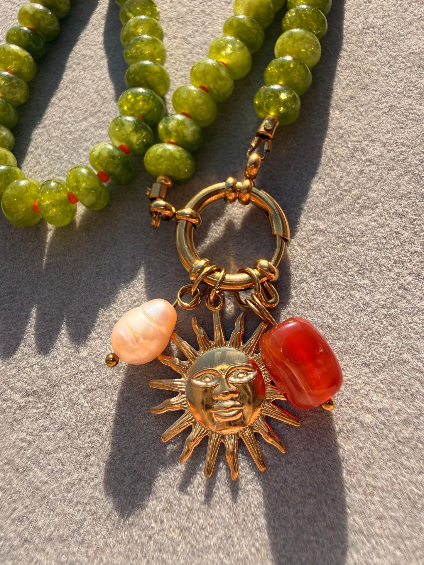 Stone necklace Diana