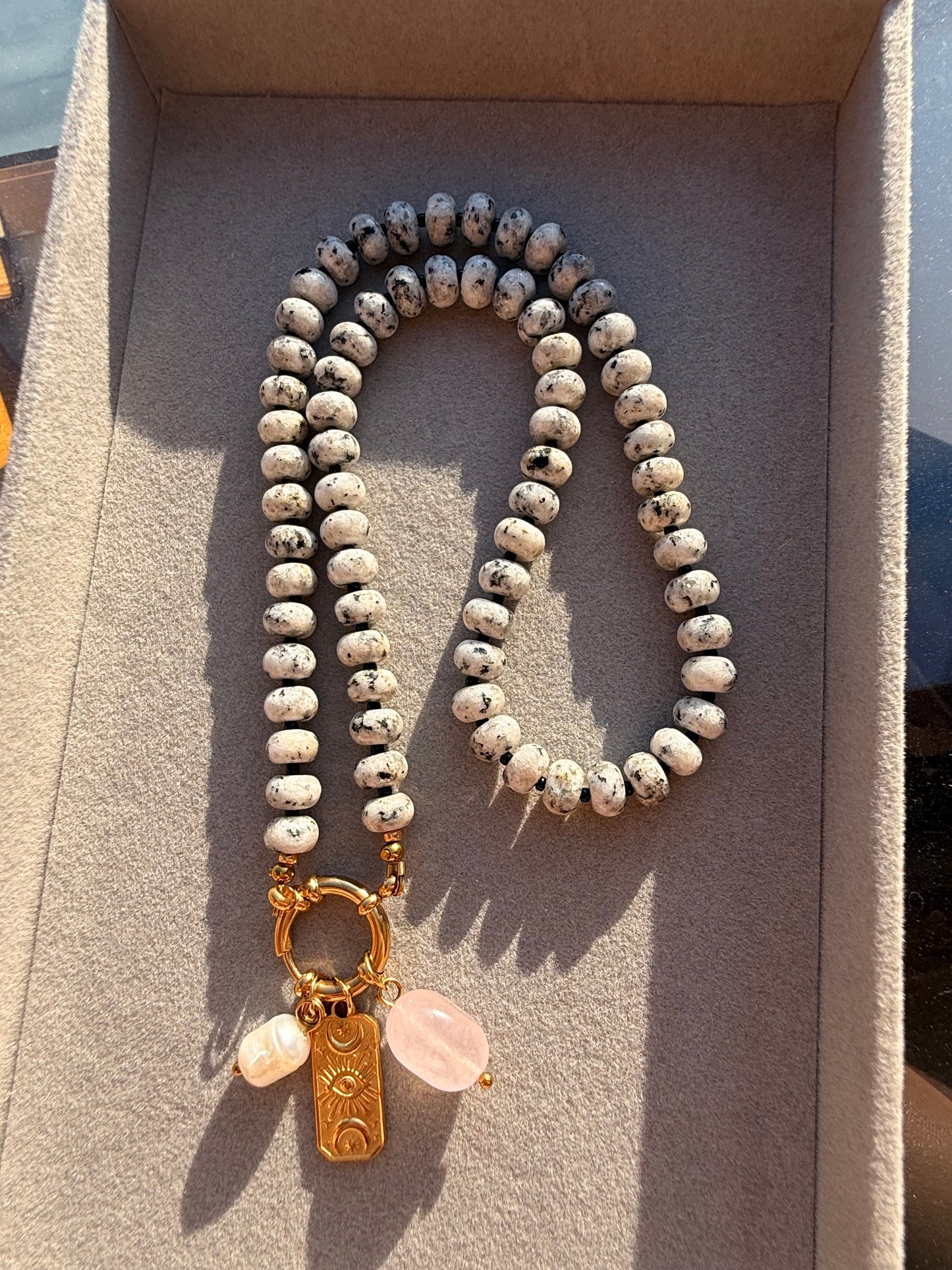 Stone necklace Claire
