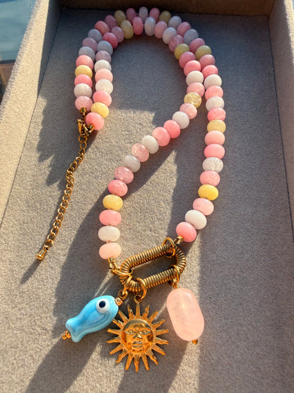 Stone necklace Sophia