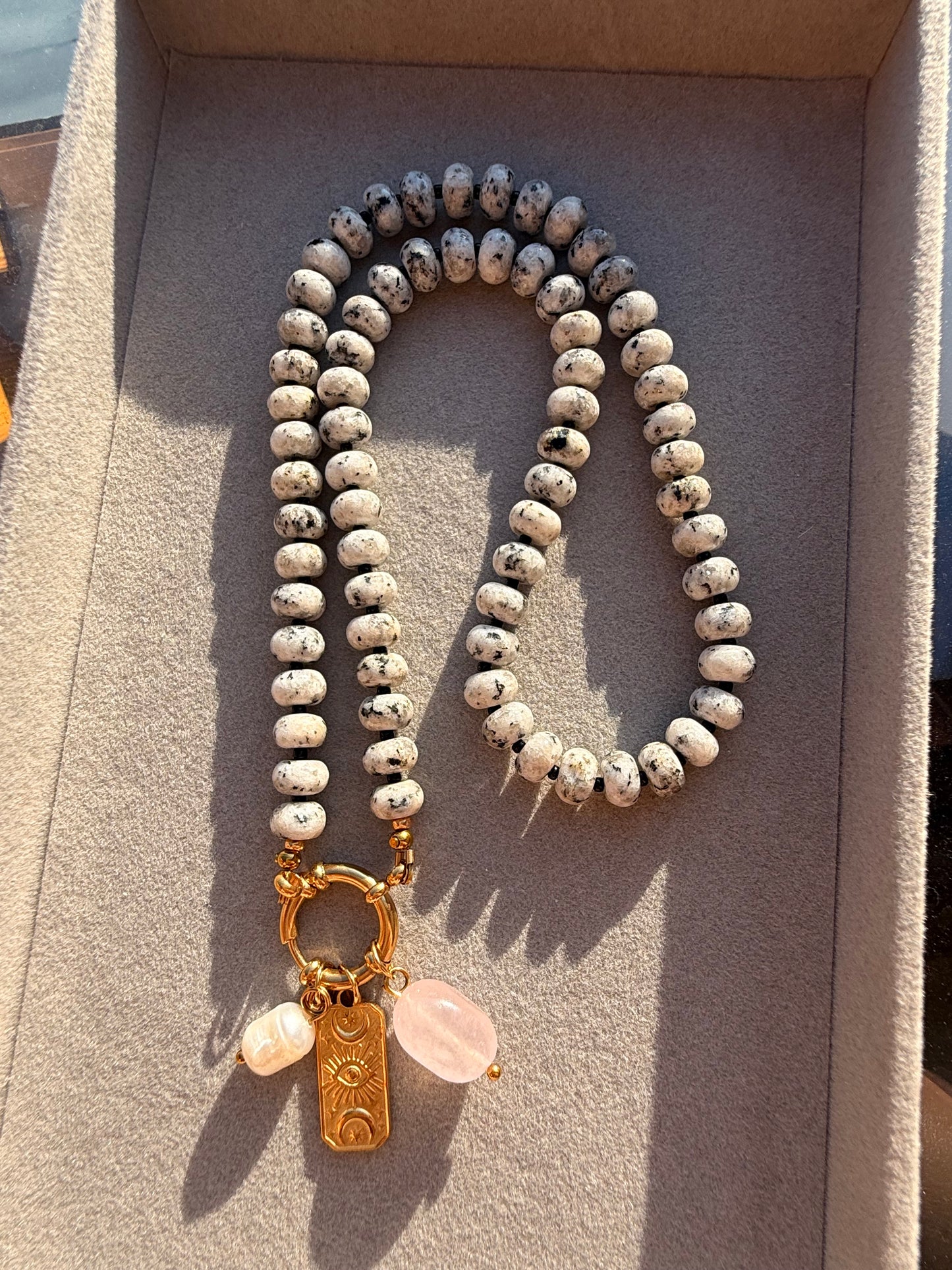Stone necklace Claire