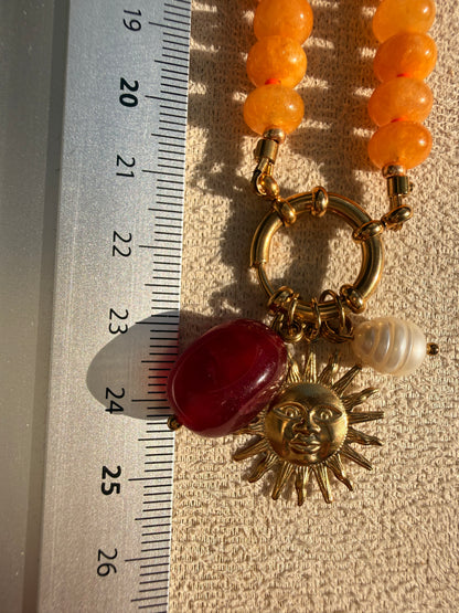 Stone necklace Stella