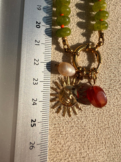 Stone necklace Diana