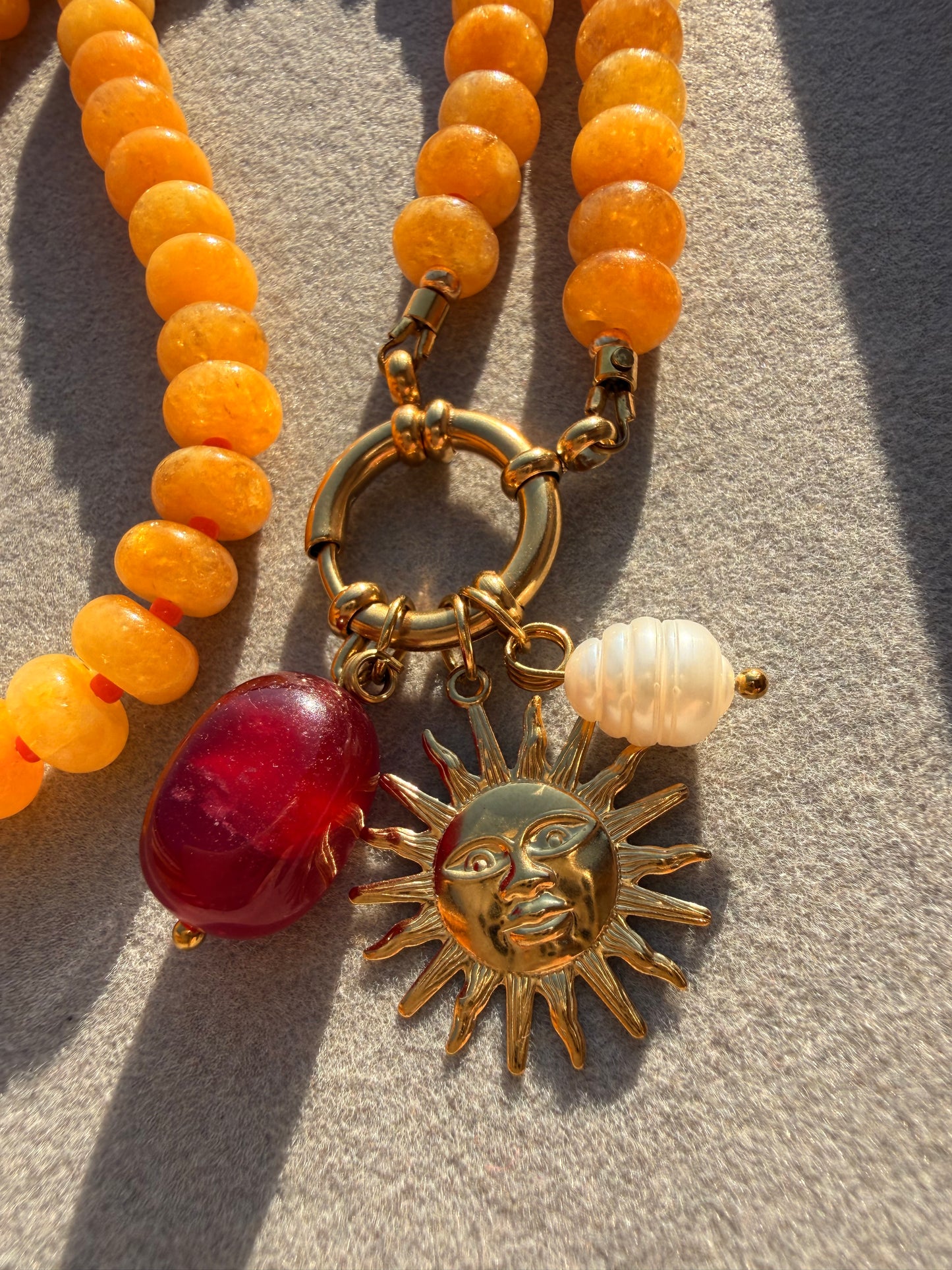 Stone necklace Stella