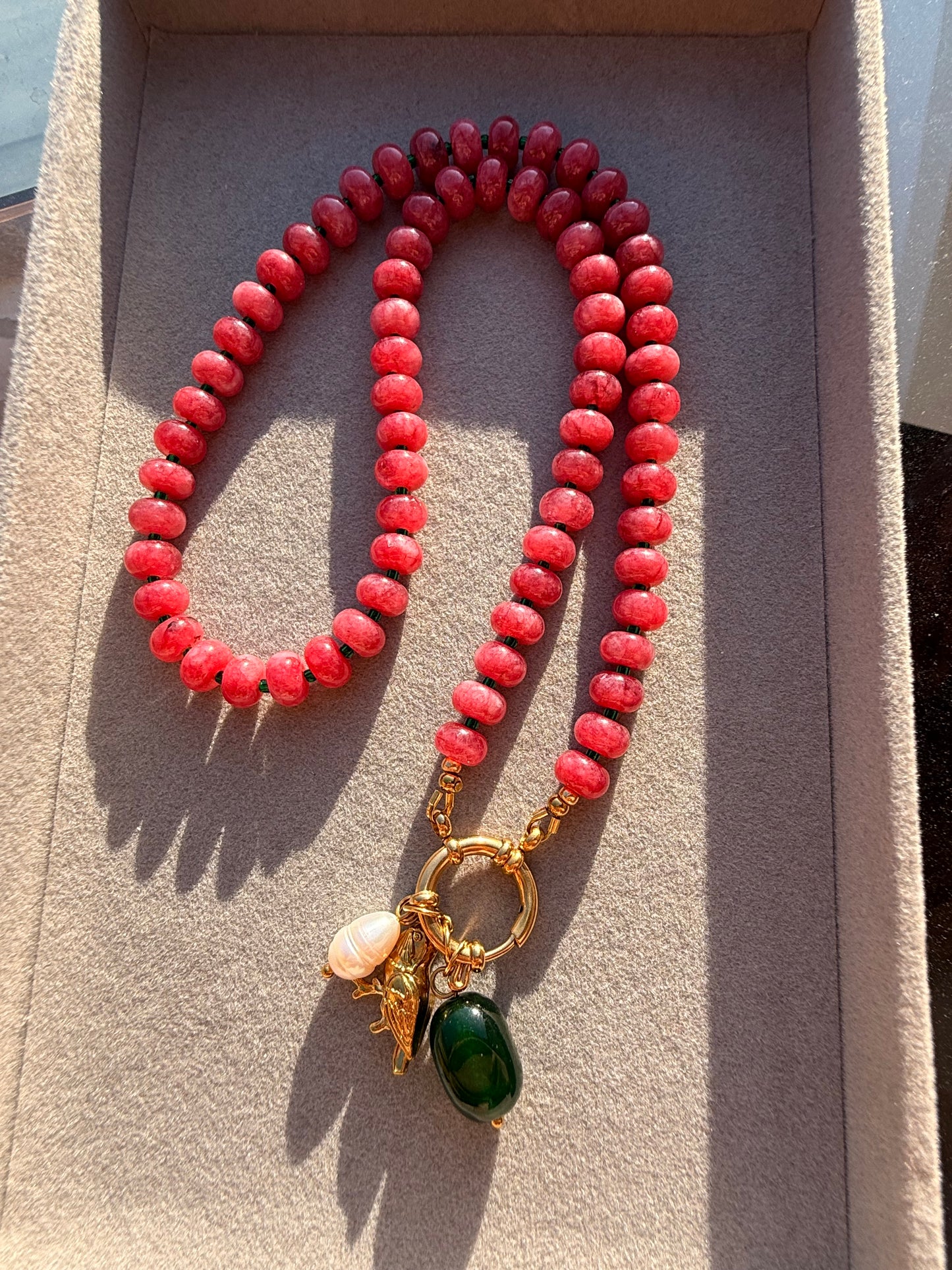 Stone necklace Florence