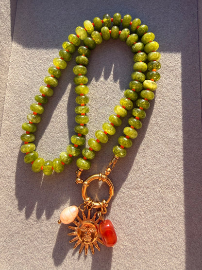 Stone necklace Diana