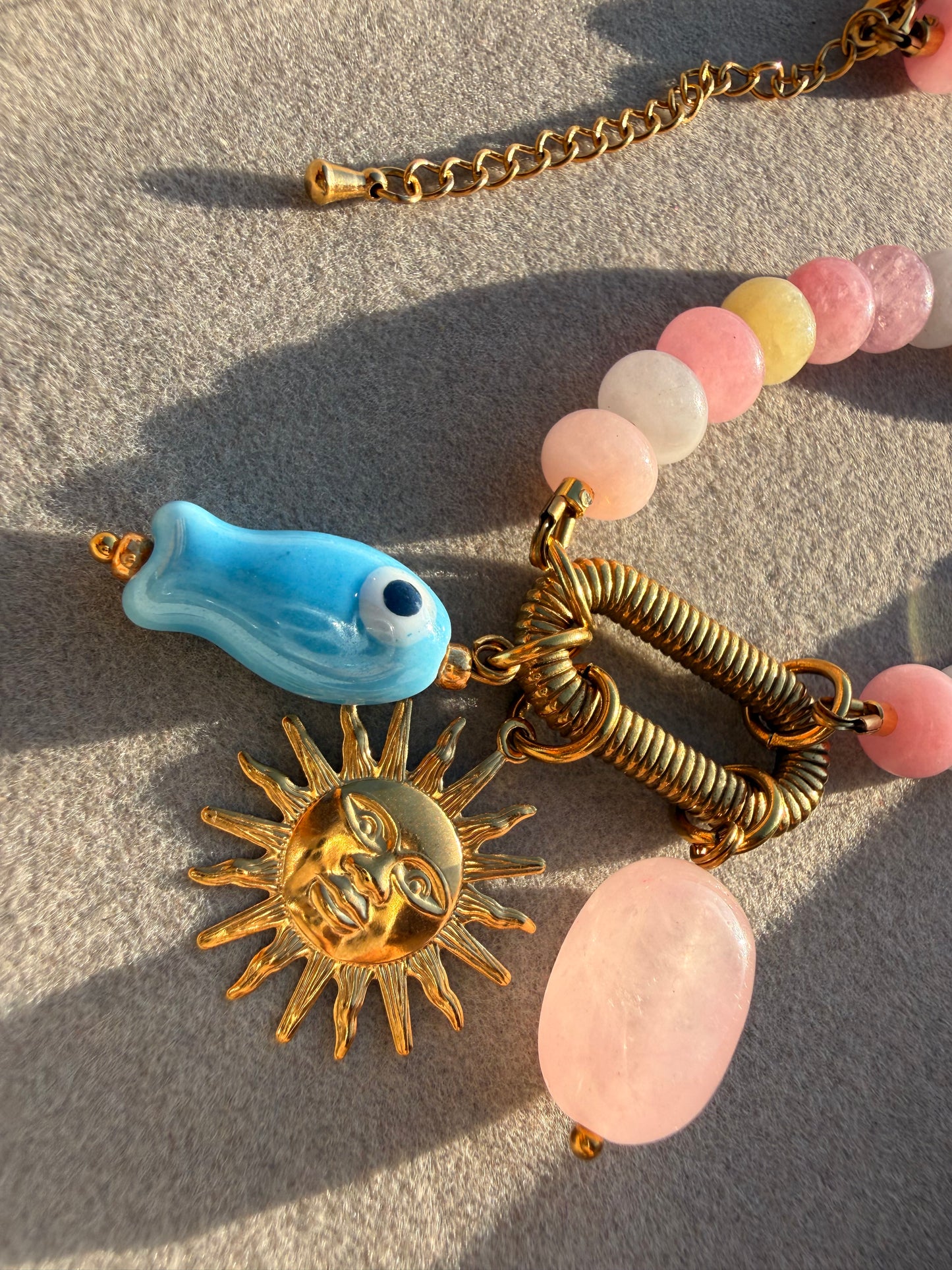 Stone necklace Sophia