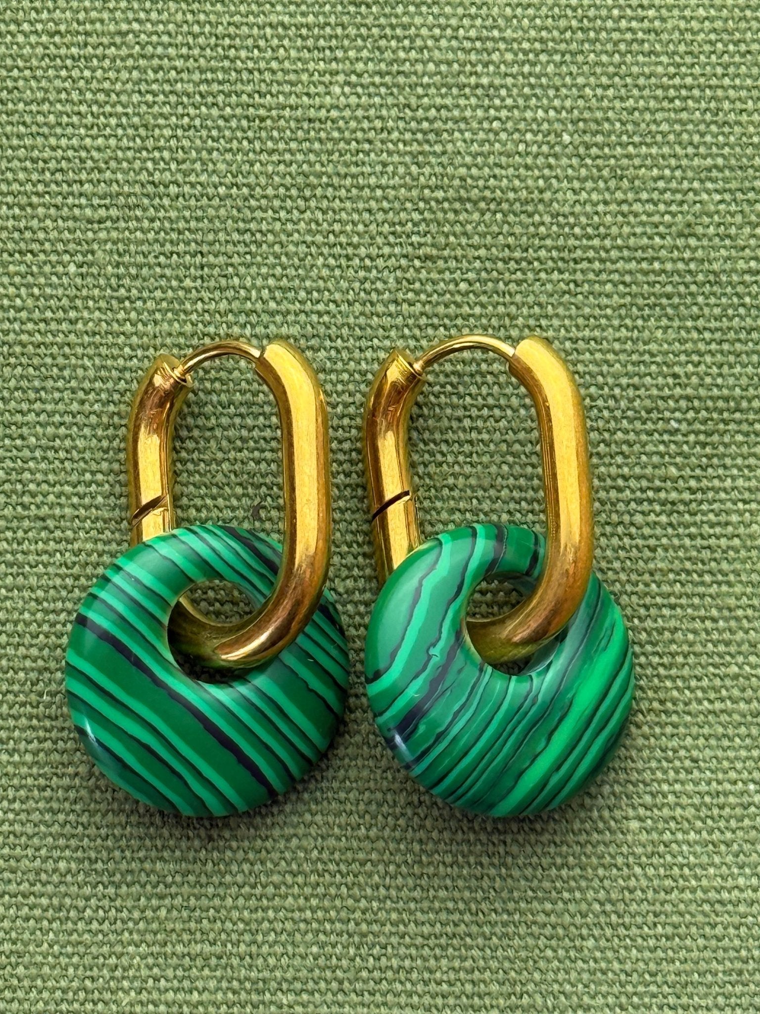 Donat hoops - offset circle - makachite - Pig&Beads