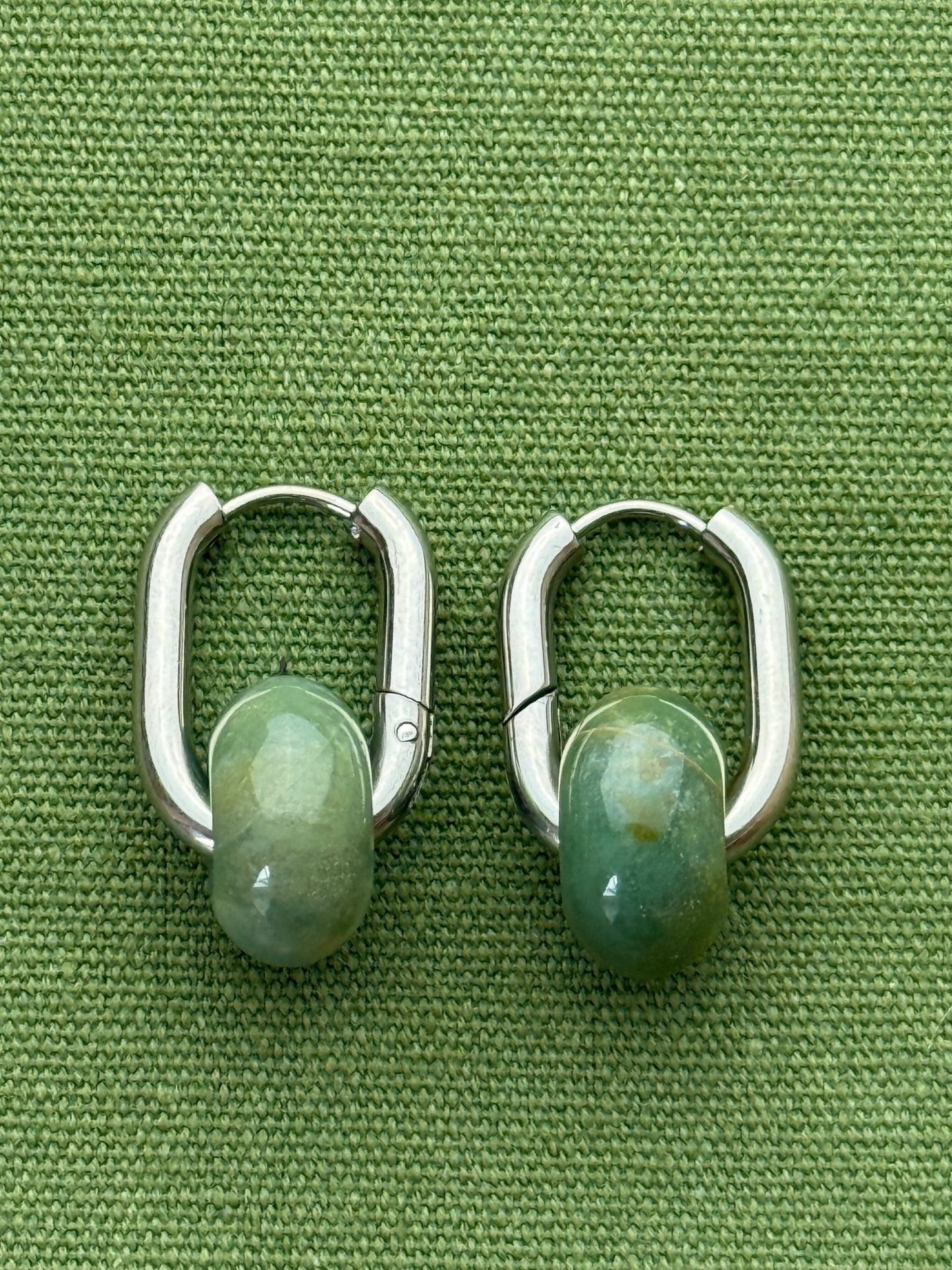 Donat hoops - small stone - indian agate - Pig&Beads