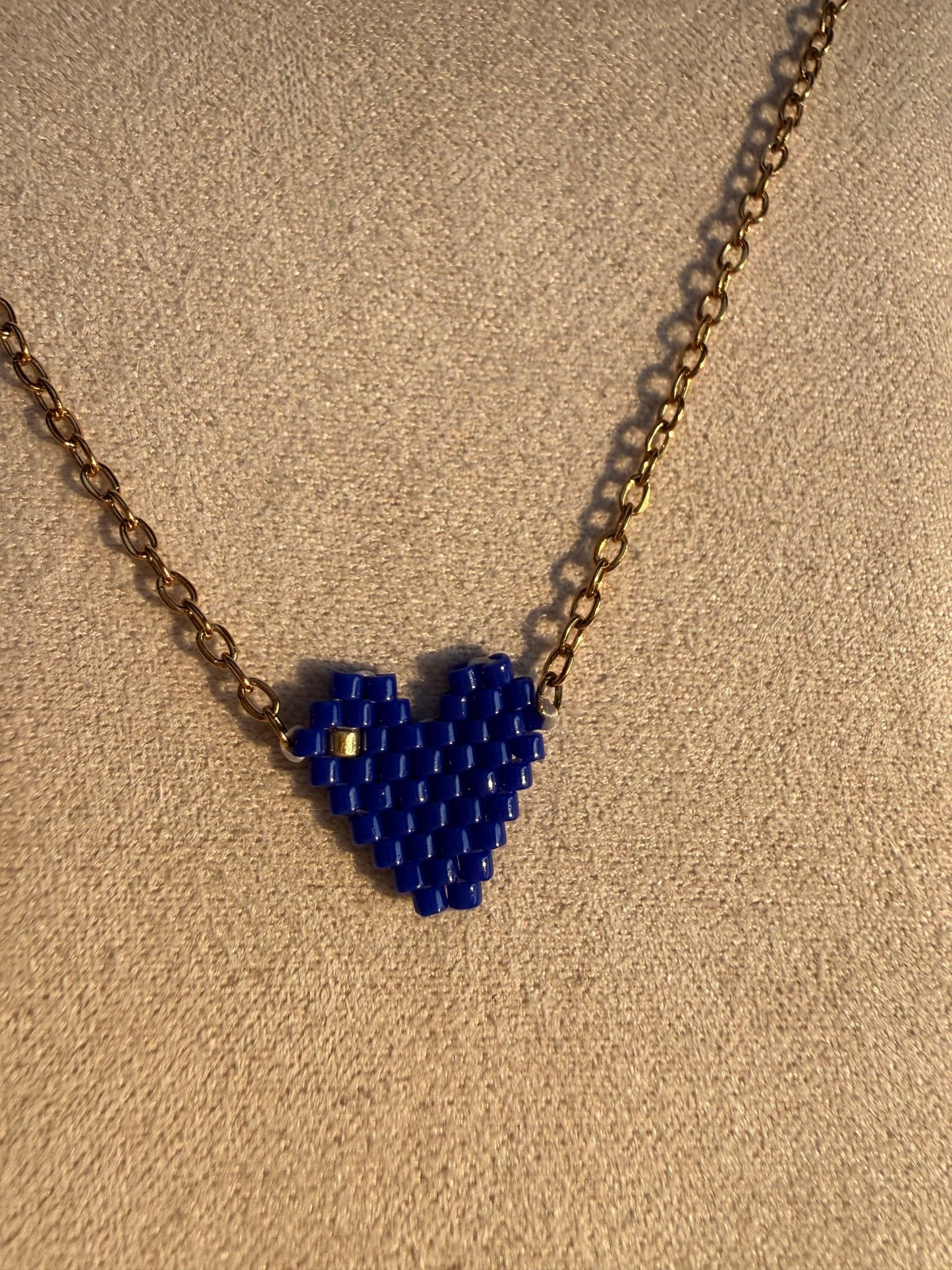Miyuki heart necklace - Pig&Beads