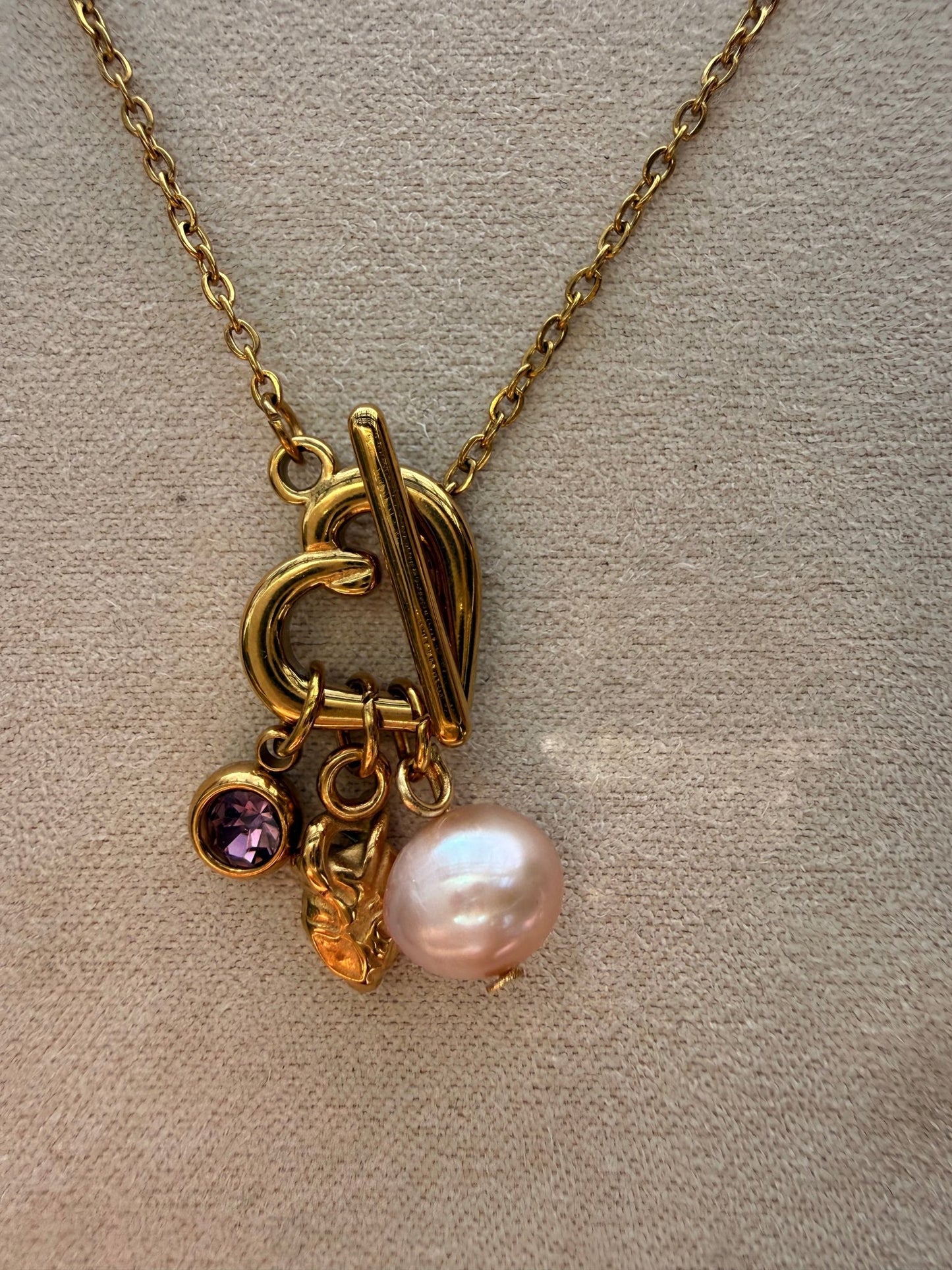 Stainless steel necklace - Pig&Beads