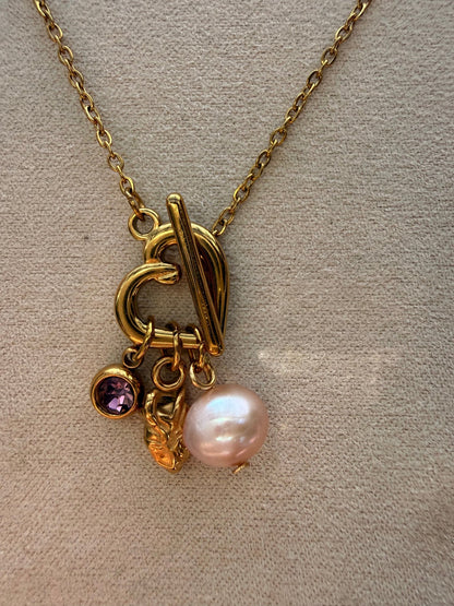 Stainless steel necklace - Pig&Beads