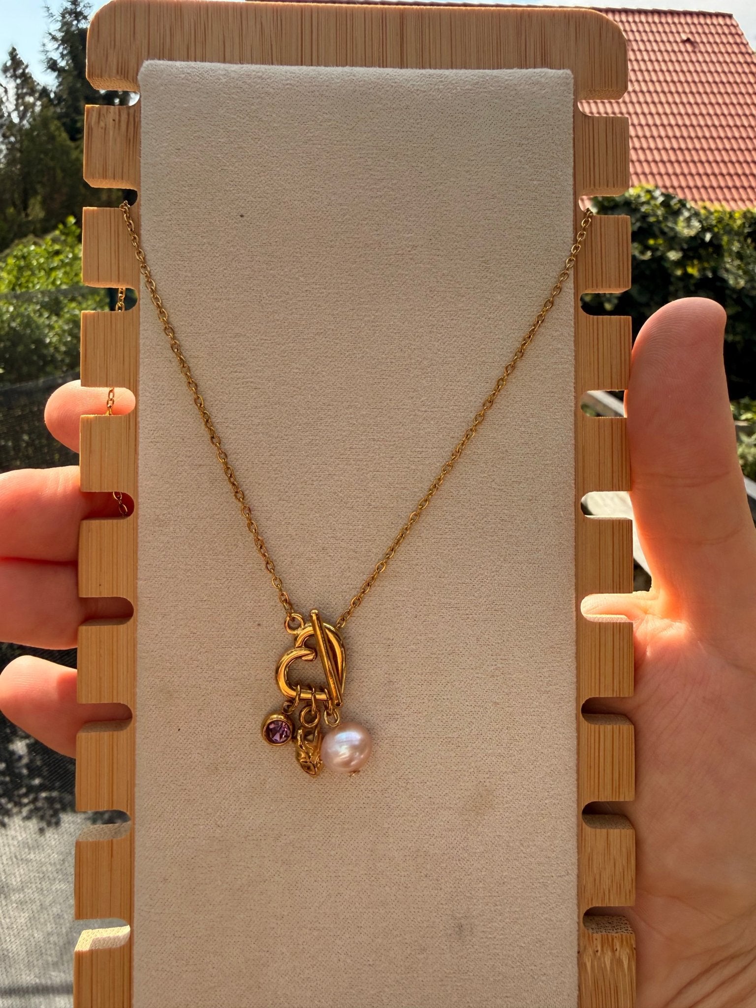 Stainless steel necklace - Pig&Beads