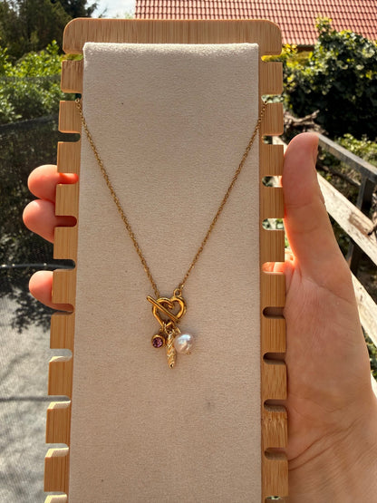 Stainless steel necklace - Pig&Beads