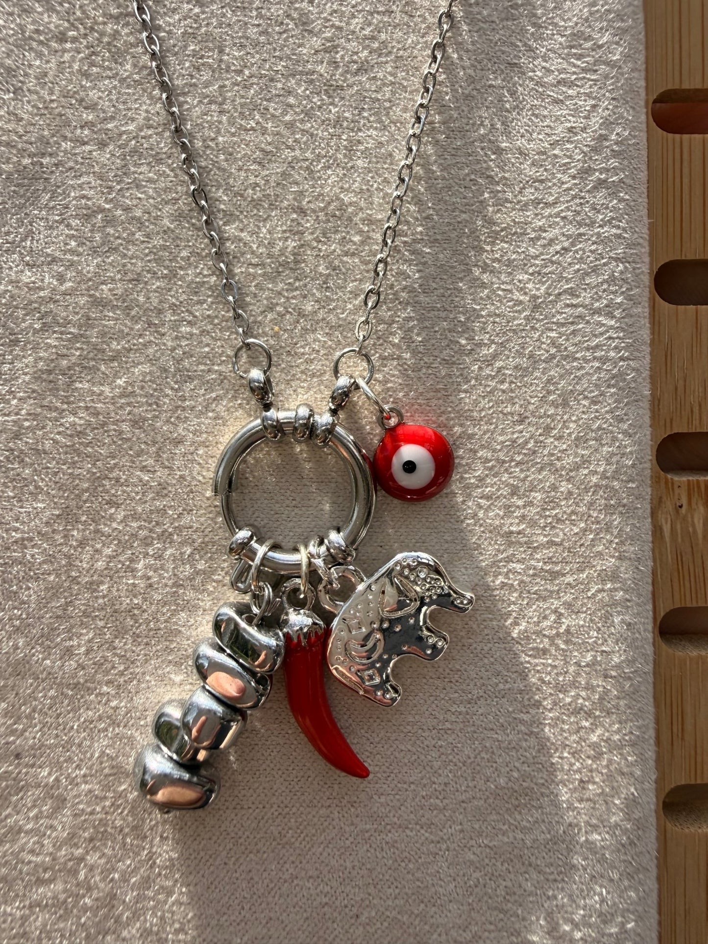 Stainless steel necklace - Pig&Beads