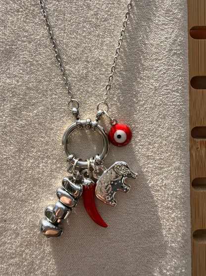 Stainless steel necklace - Pig&Beads