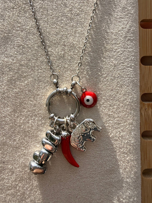 Stainless steel necklace - Pig&Beads
