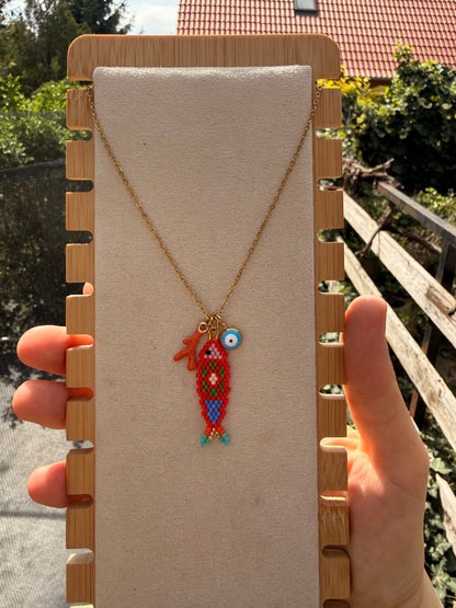 Stainless steel necklace Miyuki - Pig&Beads
