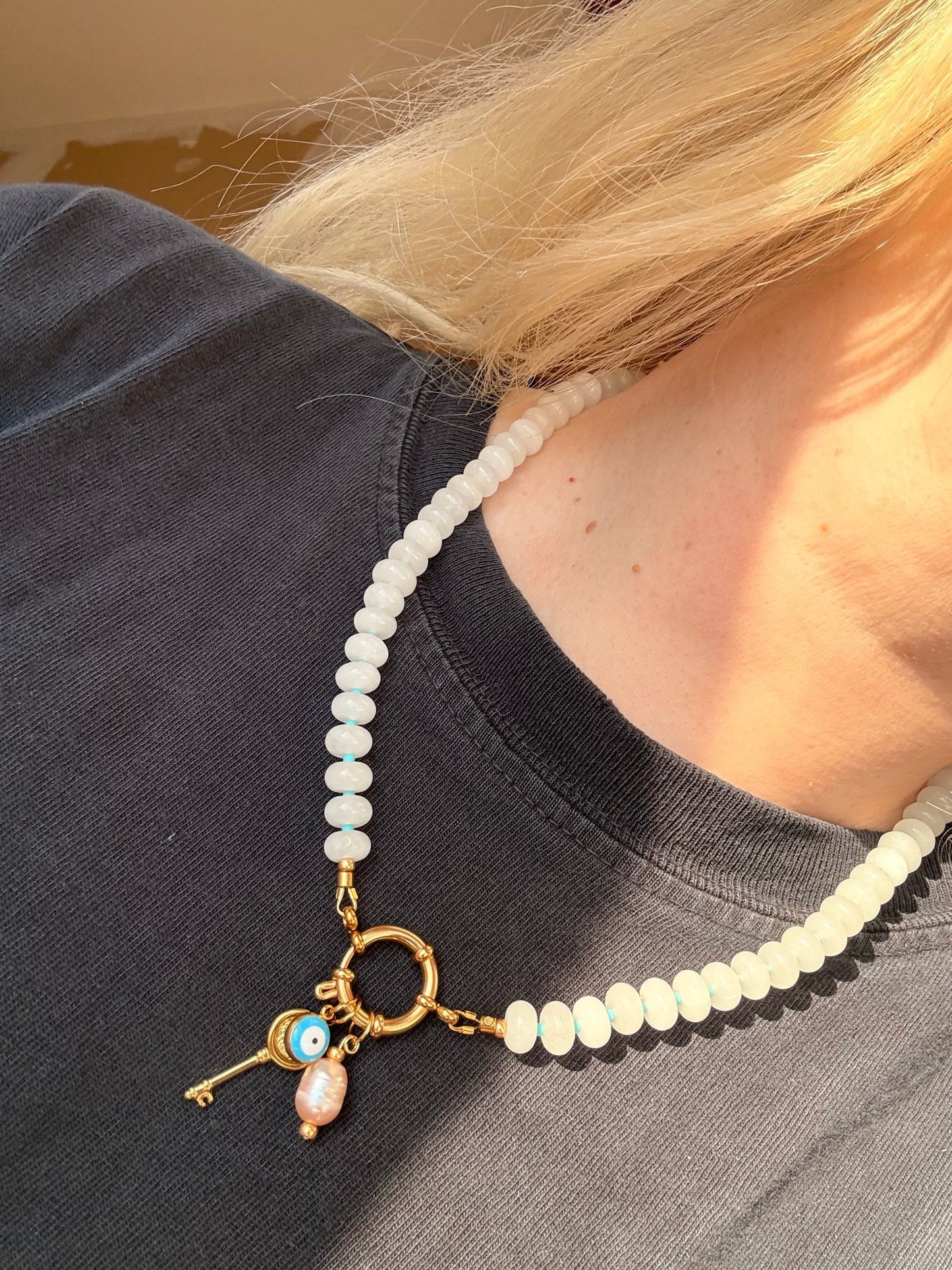 Stone necklace - Pig&Beads