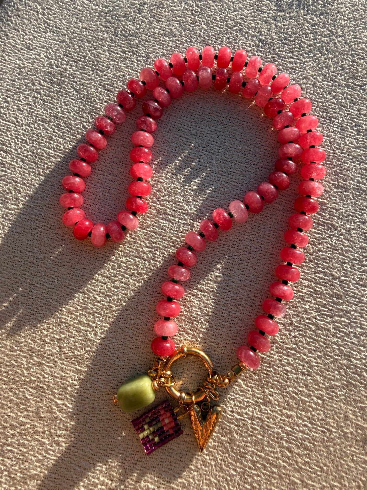 Stone necklace - Pig&Beads