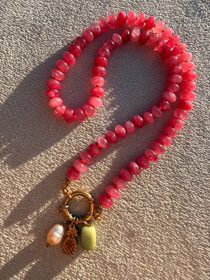 Stone necklace - Pig&Beads