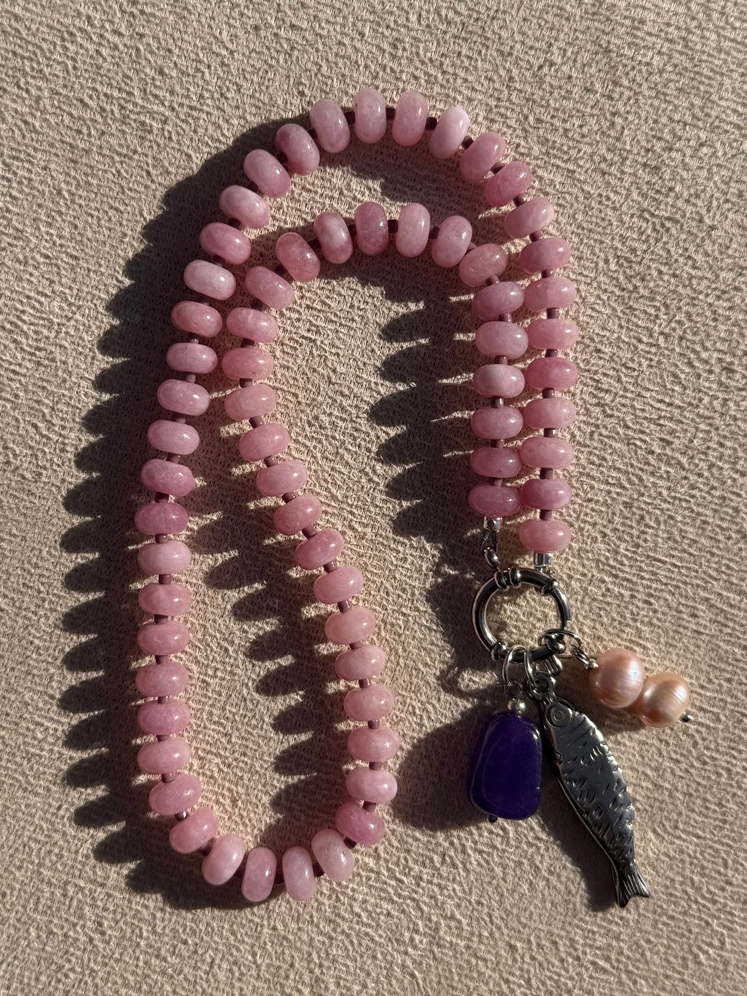 Stone necklace - Pig&Beads