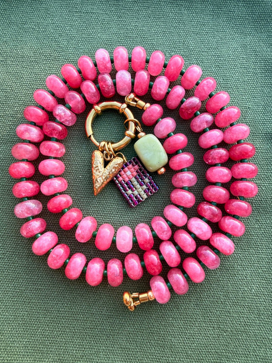 Stone necklace - Pig&Beads