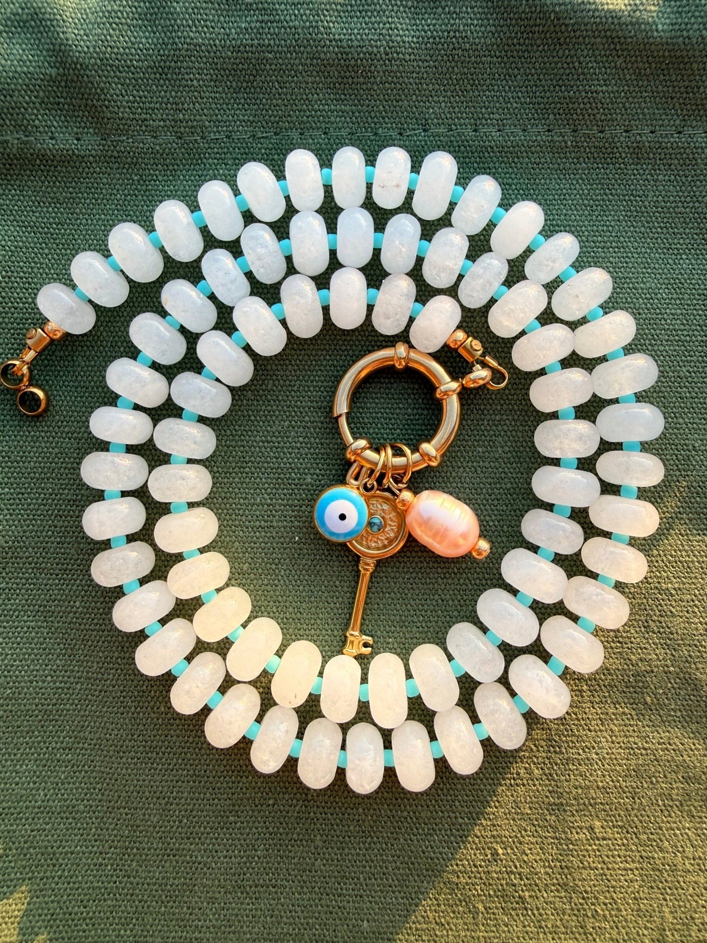 Stone necklace - Pig&Beads
