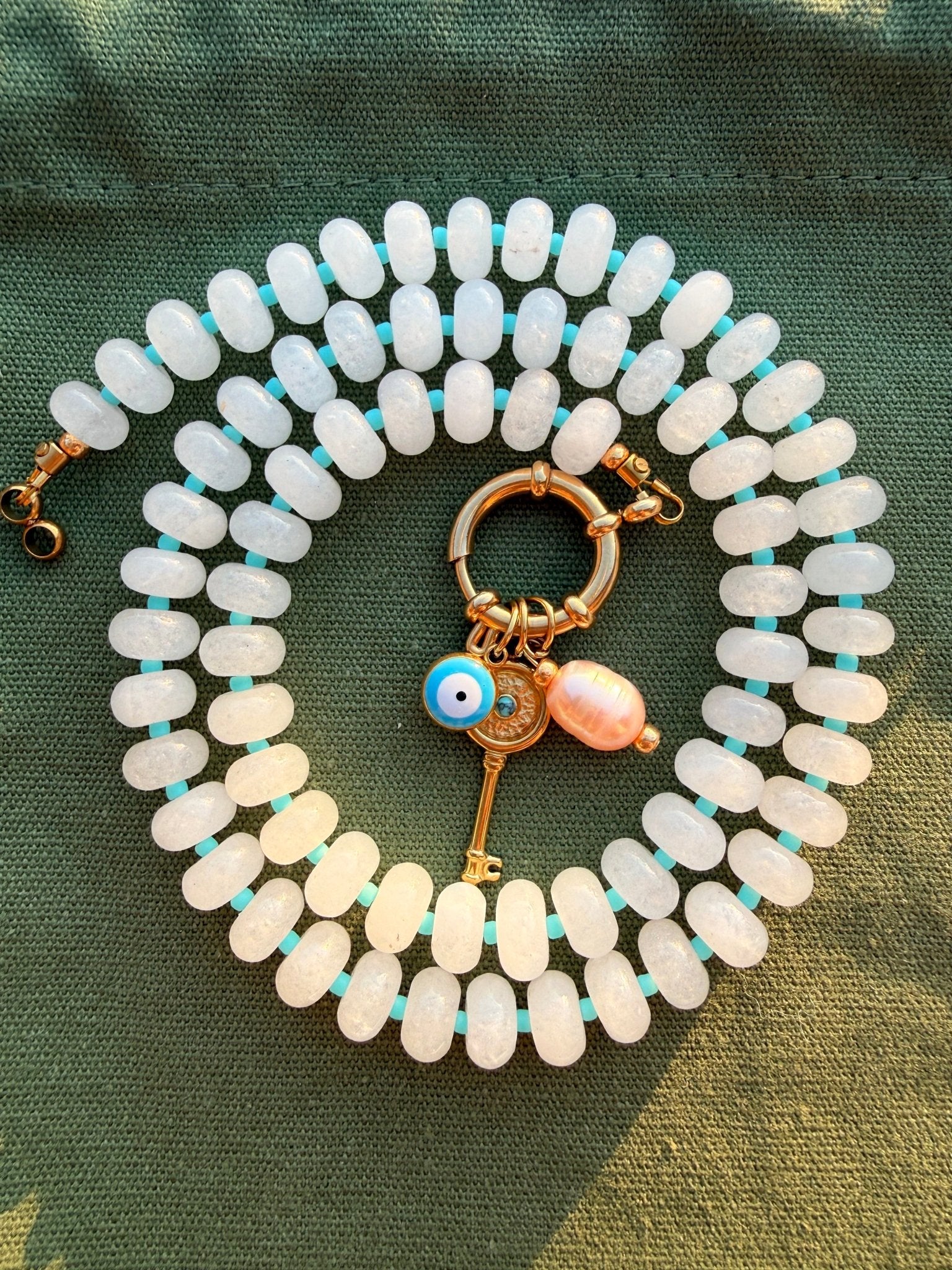 Stone necklace - Pig&Beads