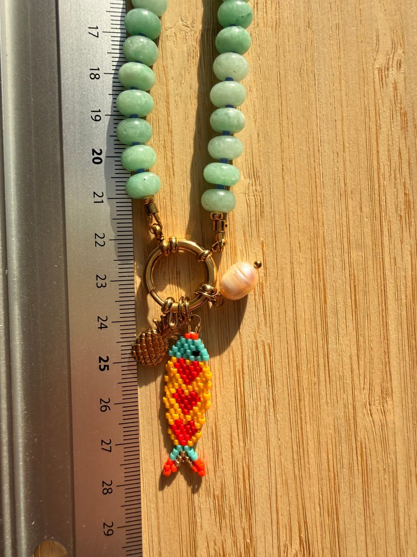 Stone necklace - Pig&Beads