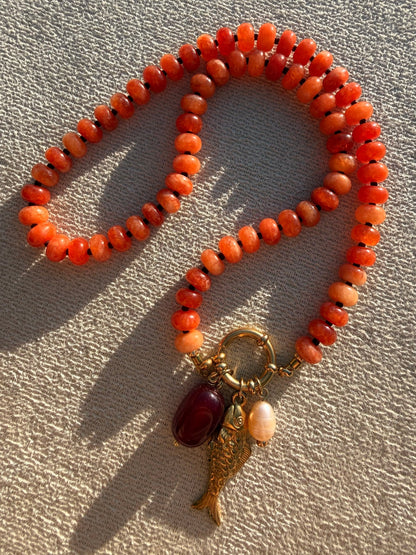 Stone necklace - Pig&Beads