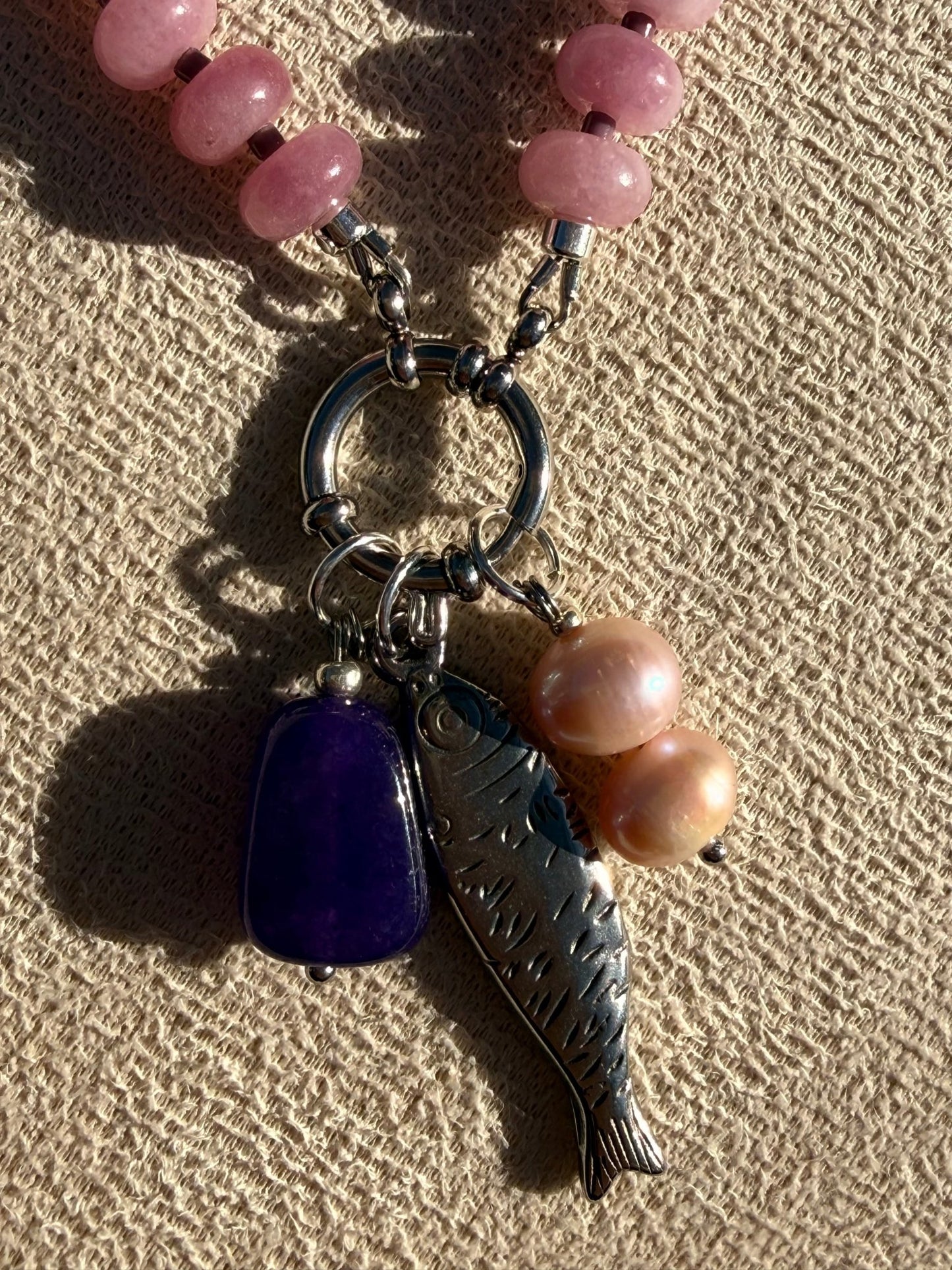 Stone necklace - Pig&Beads