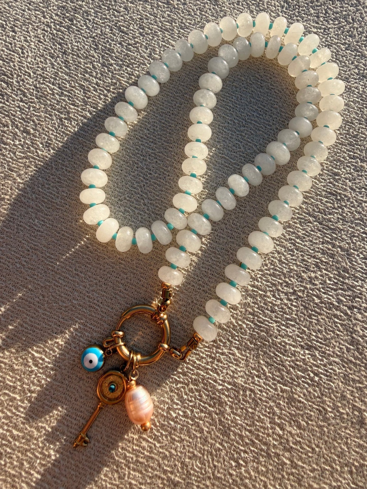 Stone necklace - Pig&Beads