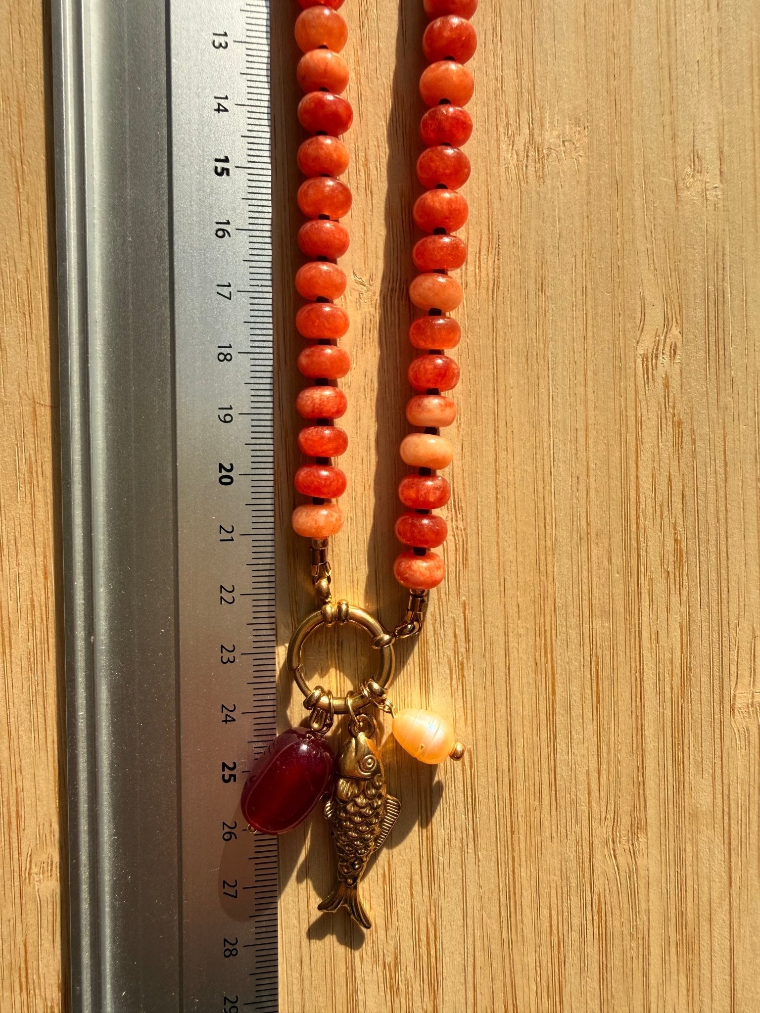 Stone necklace - Pig&Beads