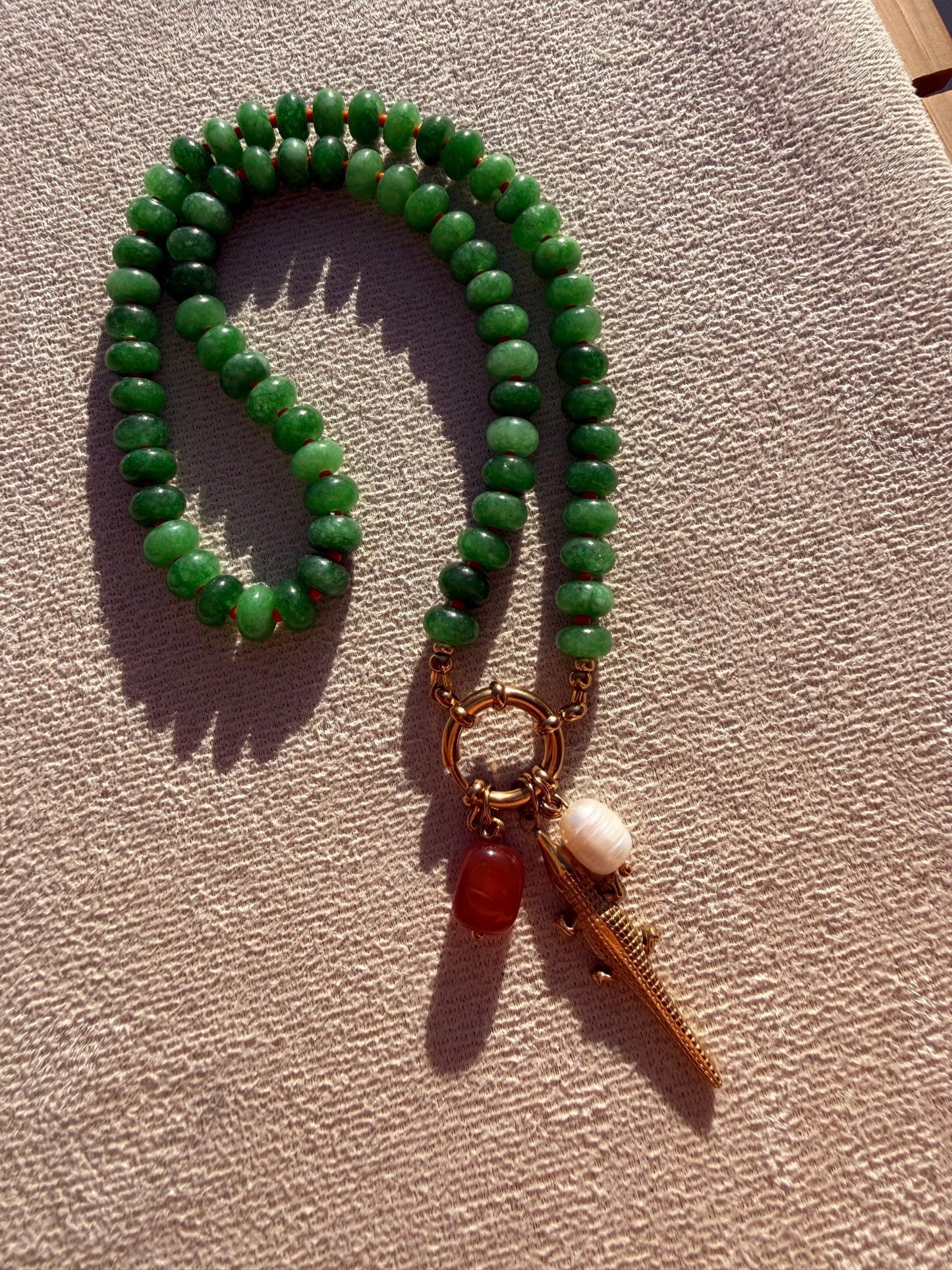 Stone necklace - Pig&Beads