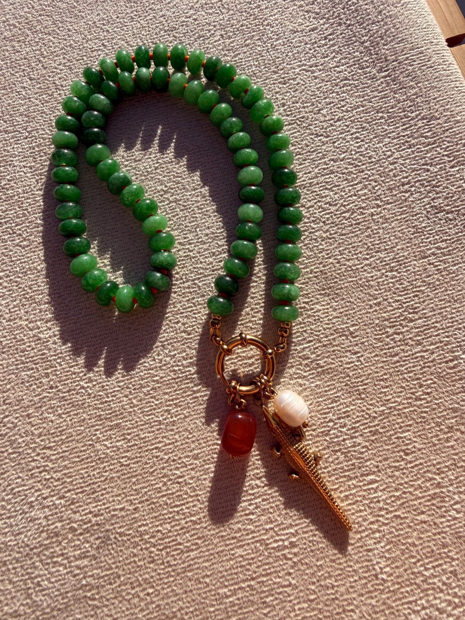 Stone necklace - Pig&Beads
