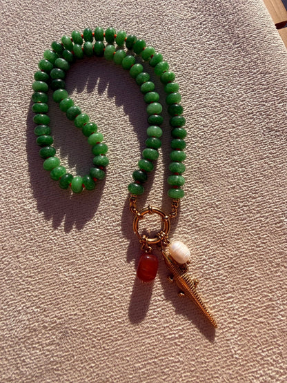 Stone necklace - Pig&Beads