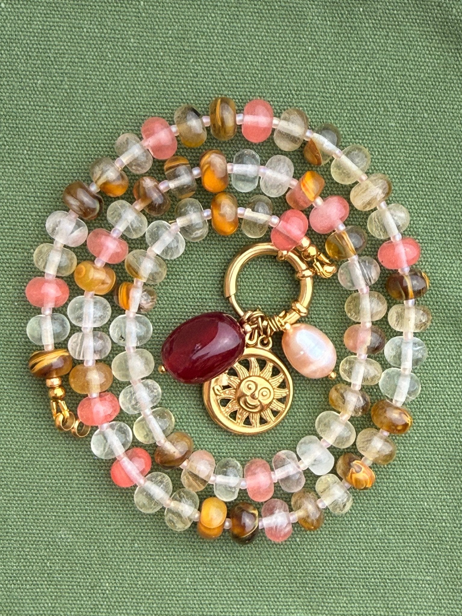 Stone necklace - Pig&Beads