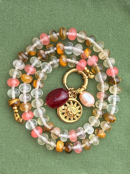 Stone necklace - Pig&Beads